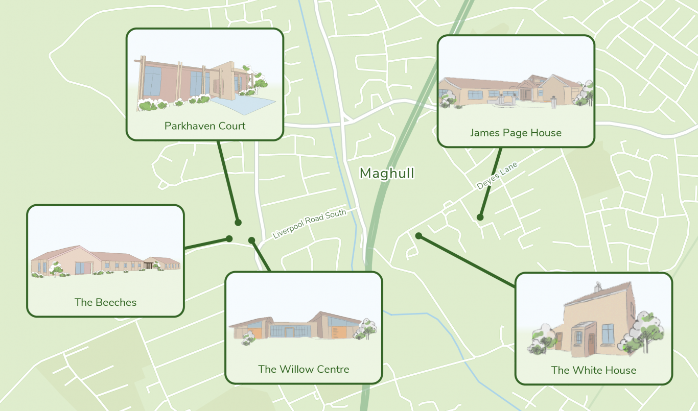 Maghull Map Working With the Community – Parkhaven Trust